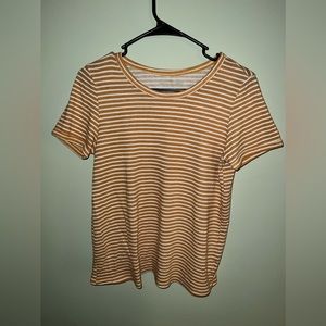 American Eagle Yellow Striped T-Shirt